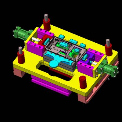 Stanzform mit Antrieb für Elektromotoren-Kühlkörper