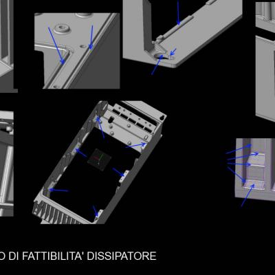 Feasibility study with customer for automotive electric motors heatsink